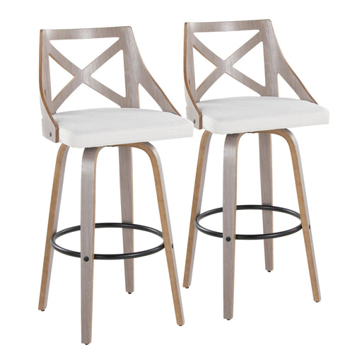 Charlotte 30" Fixed-Height Barstool - Set of 2 image