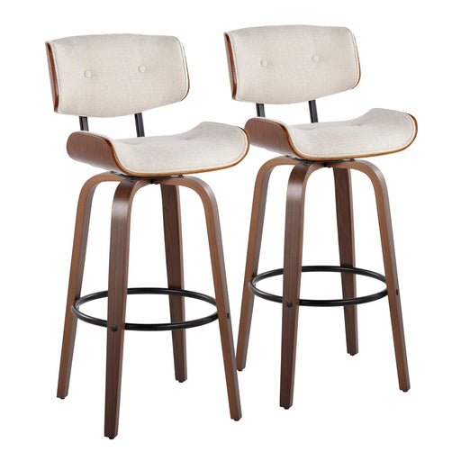 Lombardi 30" Fixed-Height Barstool - Set of 2 image