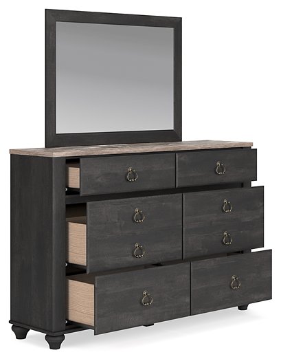 Nanforth Dresser and Mirror - Home And Beyond