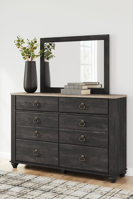 Nanforth Dresser and Mirror - Home And Beyond