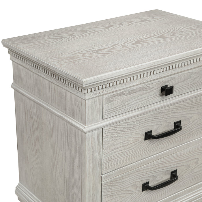 Silver Sands Nightstand-Gray