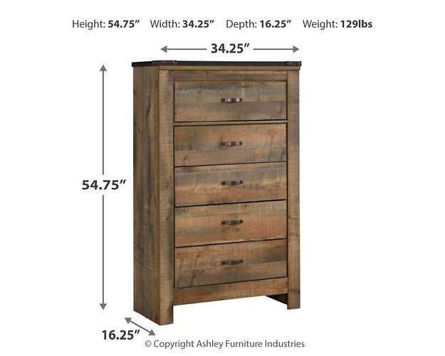 Trinell Youth Chest of Drawers - Home And Beyond