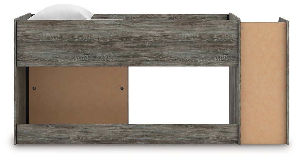 Frandern Loft Bed with Bookcase Storage - Home And Beyond