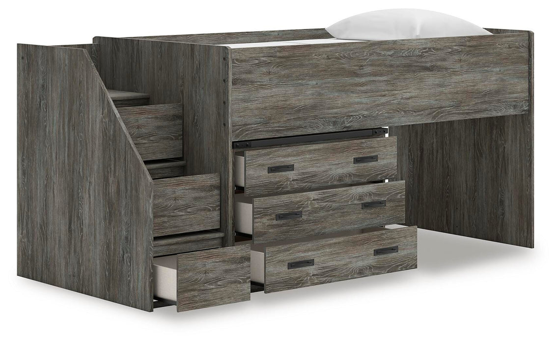 Frandern Loft Bed with Drawer Storage - Home And Beyond