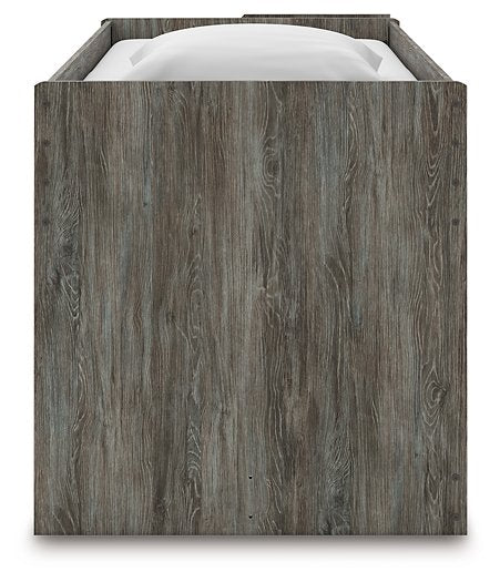 Frandern Loft Bed with Bookcase and Drawer Storage - Home And Beyond