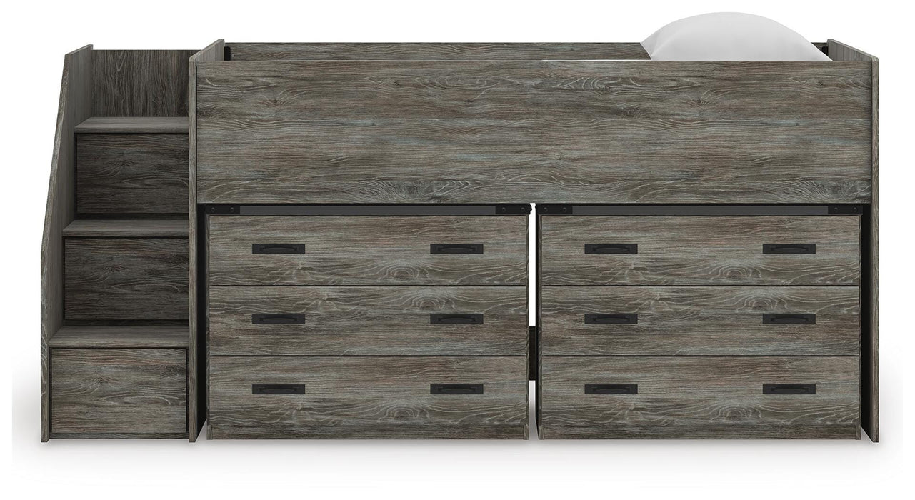 Frandern Loft Bed with Drawer Storage - Home And Beyond