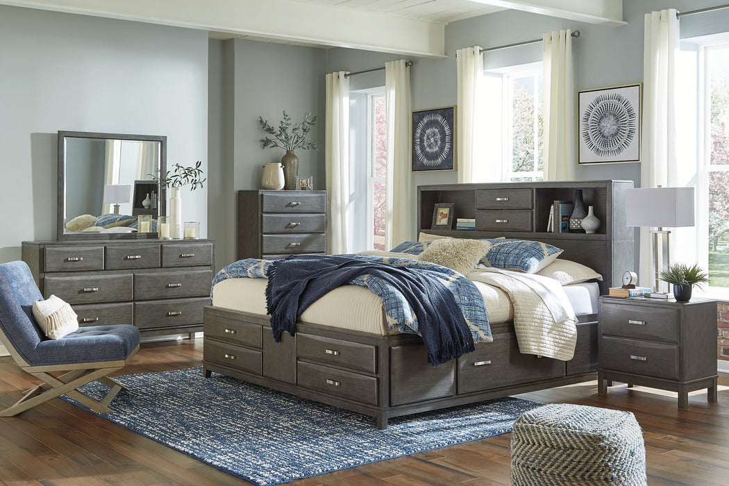 Caitbrook Storage Bed with 8 Drawers - Home And Beyond