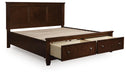 Danabrin Panel Storage Bed - Home And Beyond