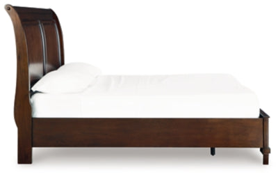 Trellington Sleigh Storage Bed - Home And Beyond