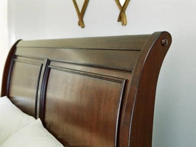 Trellington Sleigh Storage Bed - Home And Beyond