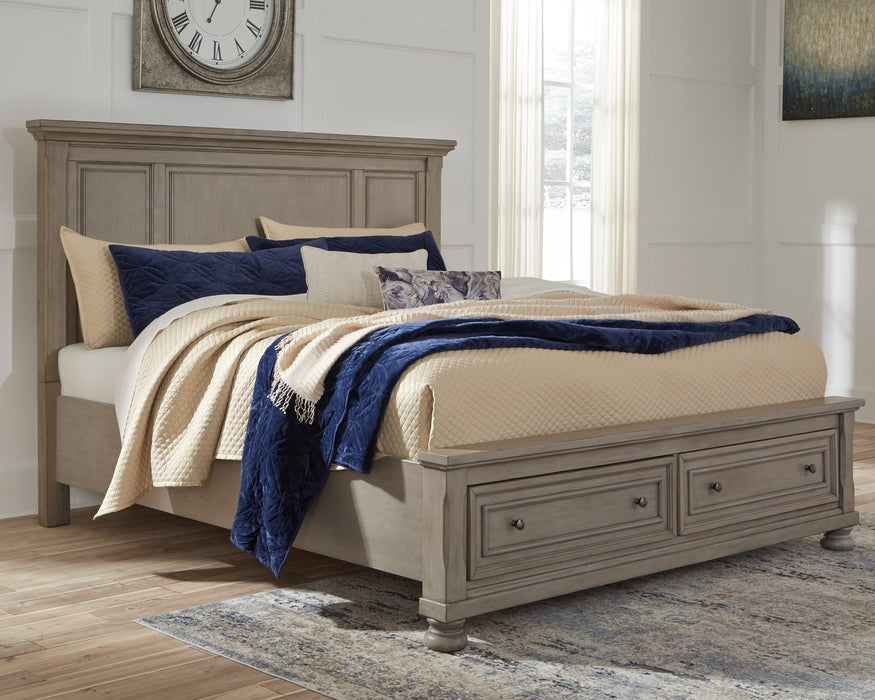 Lettner Panel Storage bed - Home And Beyond