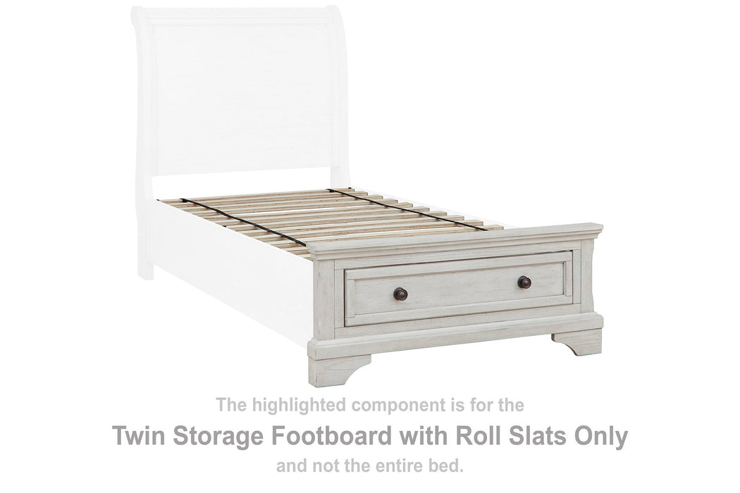 Robbinsdale Sleigh Storage Bed - Home And Beyond