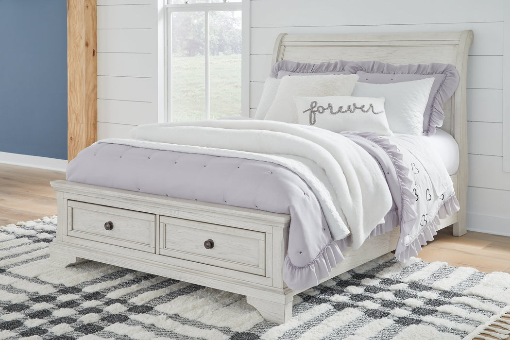 Robbinsdale Sleigh Storage Bed - Home And Beyond