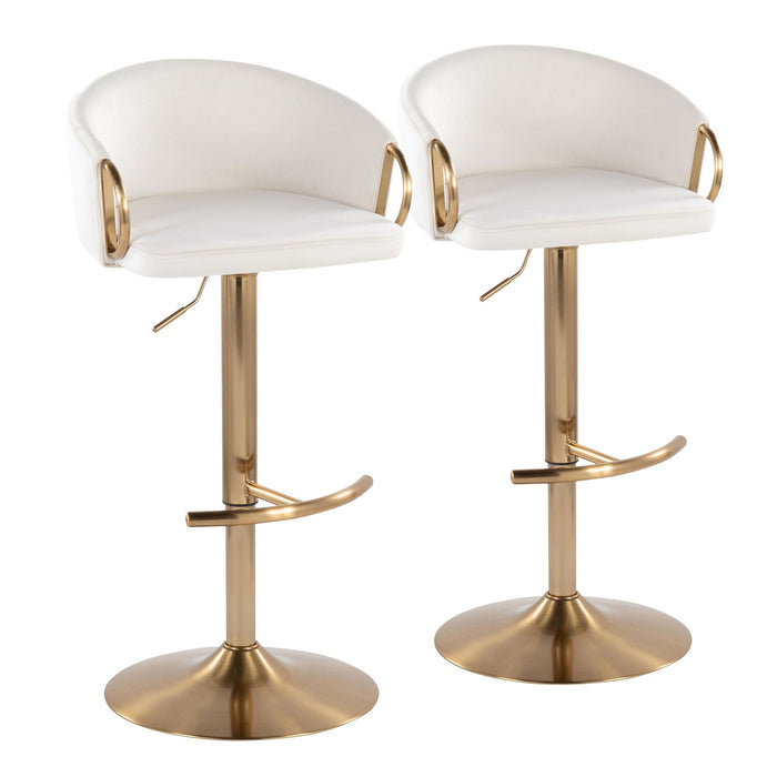 Claire Adjustable Barstool - Set of 2 image