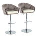 Braided Matisse Adjustable Bar Stool - Set of 2 image