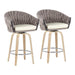 Braided Matisse Fixed-Height Counter Stool - Set of 2 image