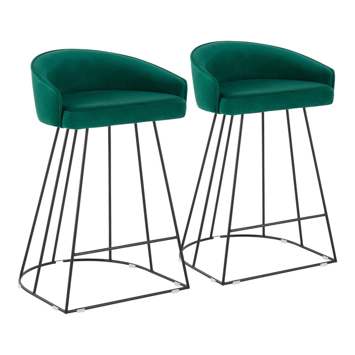 Canary Upholstered Counter Stool - Set of 2 image