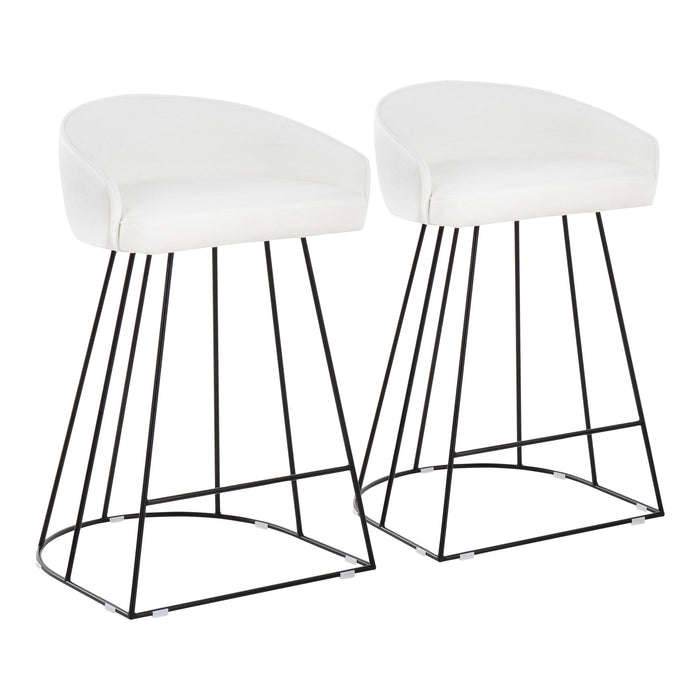 Canary Upholstered Counter Stool - Set of 2 image