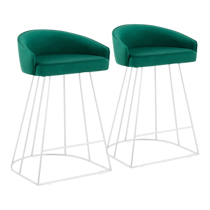 Canary Upholstered Counter Stool - Set of 2 image