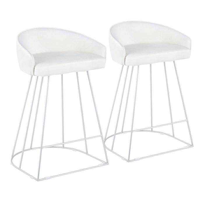 Canary Upholstered Counter Stool - Set of 2 image