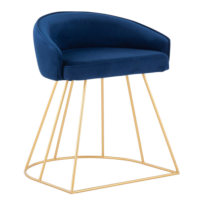 Canary Upholstered Vanity Stool image