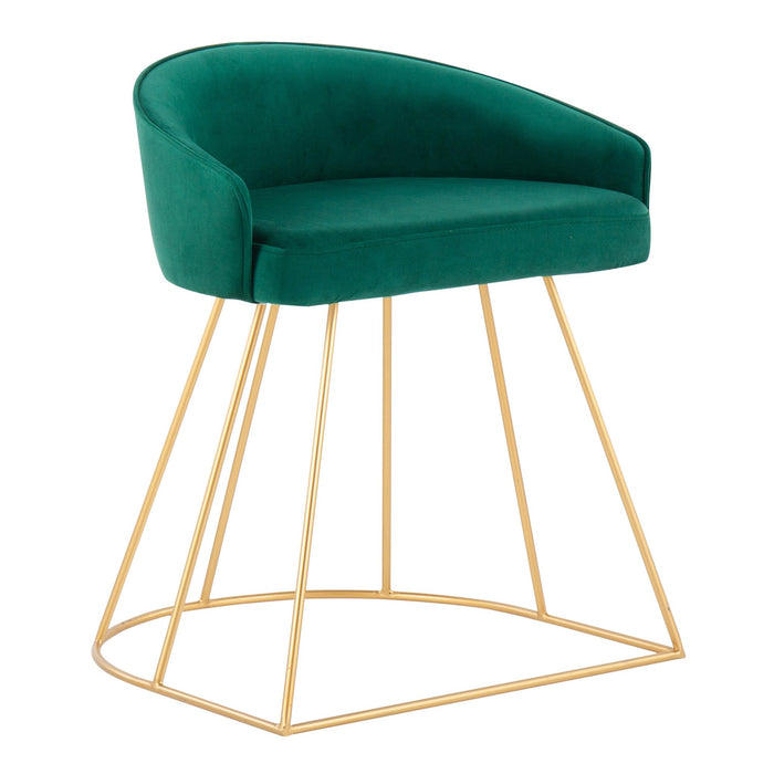 Canary Upholstered Vanity Stool image