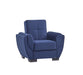 Ottomanson Armada Air Collection Upholstered Convertible Armchair with Storage - Home And Beyond