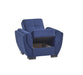 Ottomanson Armada Air Collection Upholstered Convertible Armchair with Storage - Home And Beyond