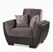 Ottomanson Armada Air Collection Upholstered Convertible Armchair with Storage - Home And Beyond