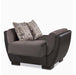 Ottomanson Armada Air Collection Upholstered Convertible Armchair with Storage - Home And Beyond