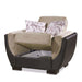Ottomanson Armada Air Collection Upholstered Convertible Armchair with Storage - Home And Beyond