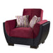 Ottomanson Armada Air Collection Upholstered Convertible Armchair with Storage - Home And Beyond
