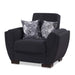 Ottomanson Armada Air Collection Upholstered Convertible Armchair with Storage - Home And Beyond