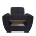 Ottomanson Armada Air Collection Upholstered Convertible Armchair with Storage - Home And Beyond
