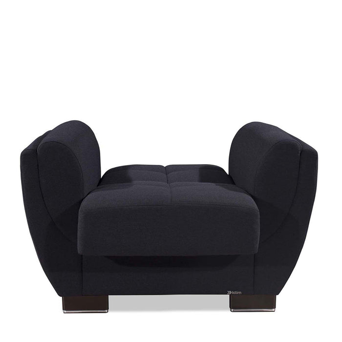 Ottomanson Armada Air Collection Upholstered Convertible Armchair with Storage - Home And Beyond