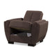 Ottomanson Armada Air Collection Upholstered Convertible Armchair with Storage - Home And Beyond