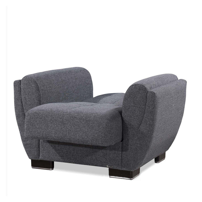 Ottomanson Armada Air Collection Upholstered Convertible Armchair with Storage - Home And Beyond