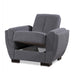 Ottomanson Armada Air Collection Upholstered Convertible Armchair with Storage - Home And Beyond