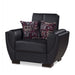 Ottomanson Armada Air Collection Upholstered Convertible Armchair with Storage - Home And Beyond