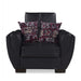 Ottomanson Armada Air Collection Upholstered Convertible Armchair with Storage - Home And Beyond