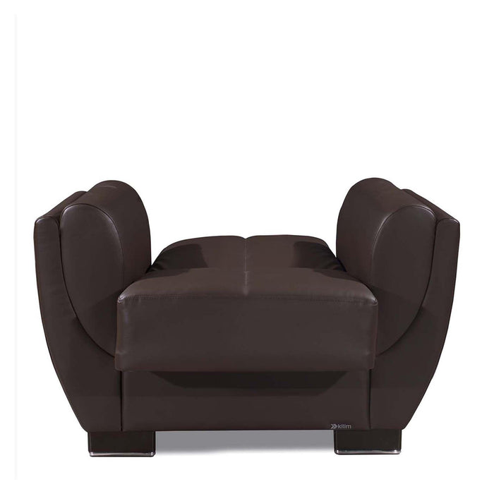 Ottomanson Armada Air Collection Upholstered Convertible Armchair with Storage - Home And Beyond