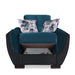 Ottomanson Armada Air Collection Upholstered Convertible Armchair with Storage - Home And Beyond