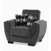 Ottomanson Armada Air Collection Upholstered Convertible Armchair with Storage - Home And Beyond