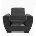 Ottomanson Armada Air Collection Upholstered Convertible Armchair with Storage - Home And Beyond