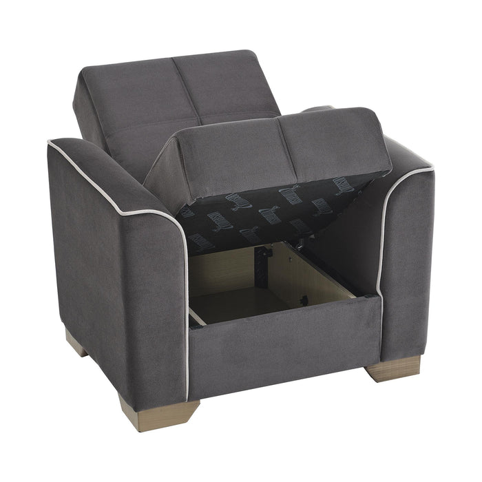 Ottomanson Dior Collection Convertible Armchair with Storage