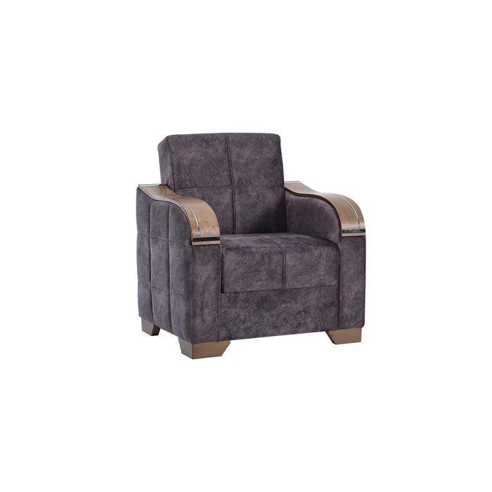 Ottomanson Sapphire Collection Convertible Armchair with Storage
