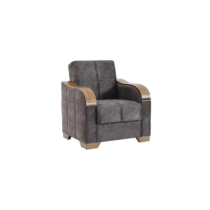 Ottomanson Sapphire Collection Convertible Armchair with Storage