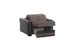 Ottomanson Mondomax Collection Upholstered Convertible Armchair with Storage - Home And Beyond