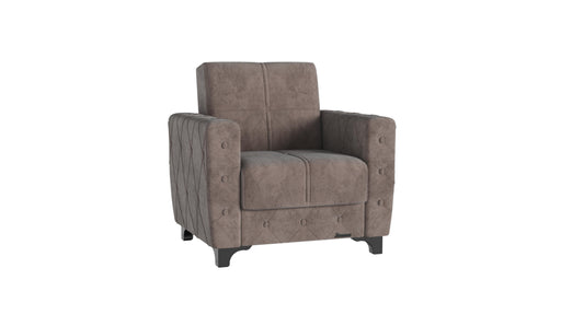 Ottomanson Sultan Collection Upholstered Convertible Armchair with Storage image