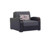 Ottomanson Sleep Plus Collection Upholstered Convertible Armchair with Storage - Home And Beyond